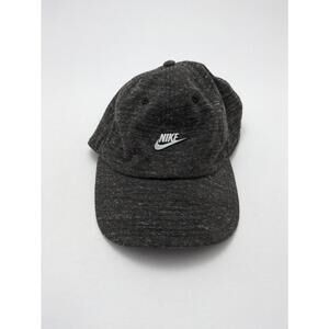 Nike Sportswear Heritage 86 Futura Metal Logo Adjustable Strap Gray Hat One Size